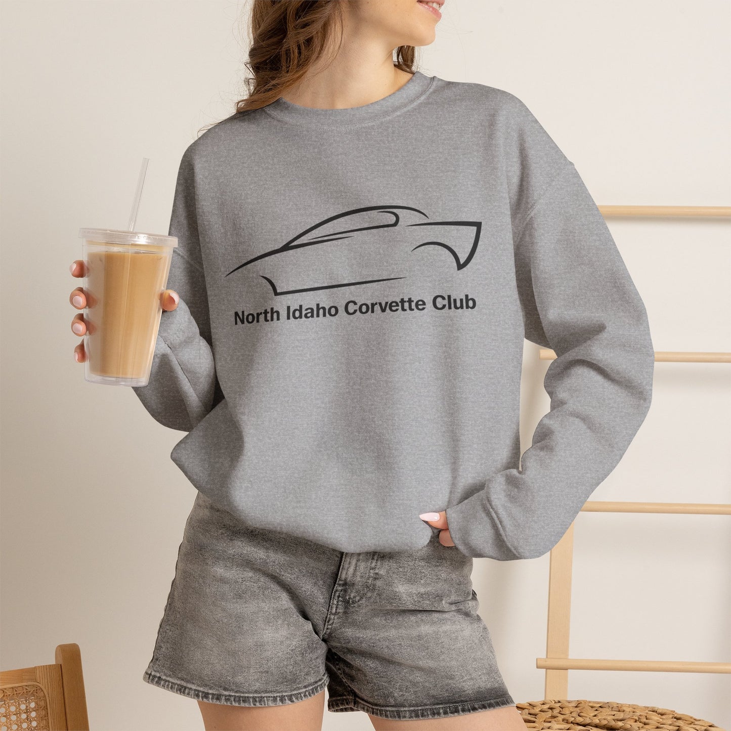 North Idaho Corvette Club Unisex Heavy Blend™ Crewneck Sweatshirt
