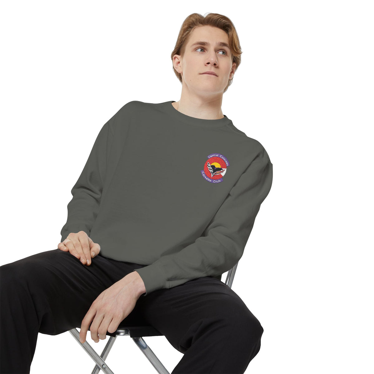 Central Colorado Corvette Club Embroidered Sweatshirt