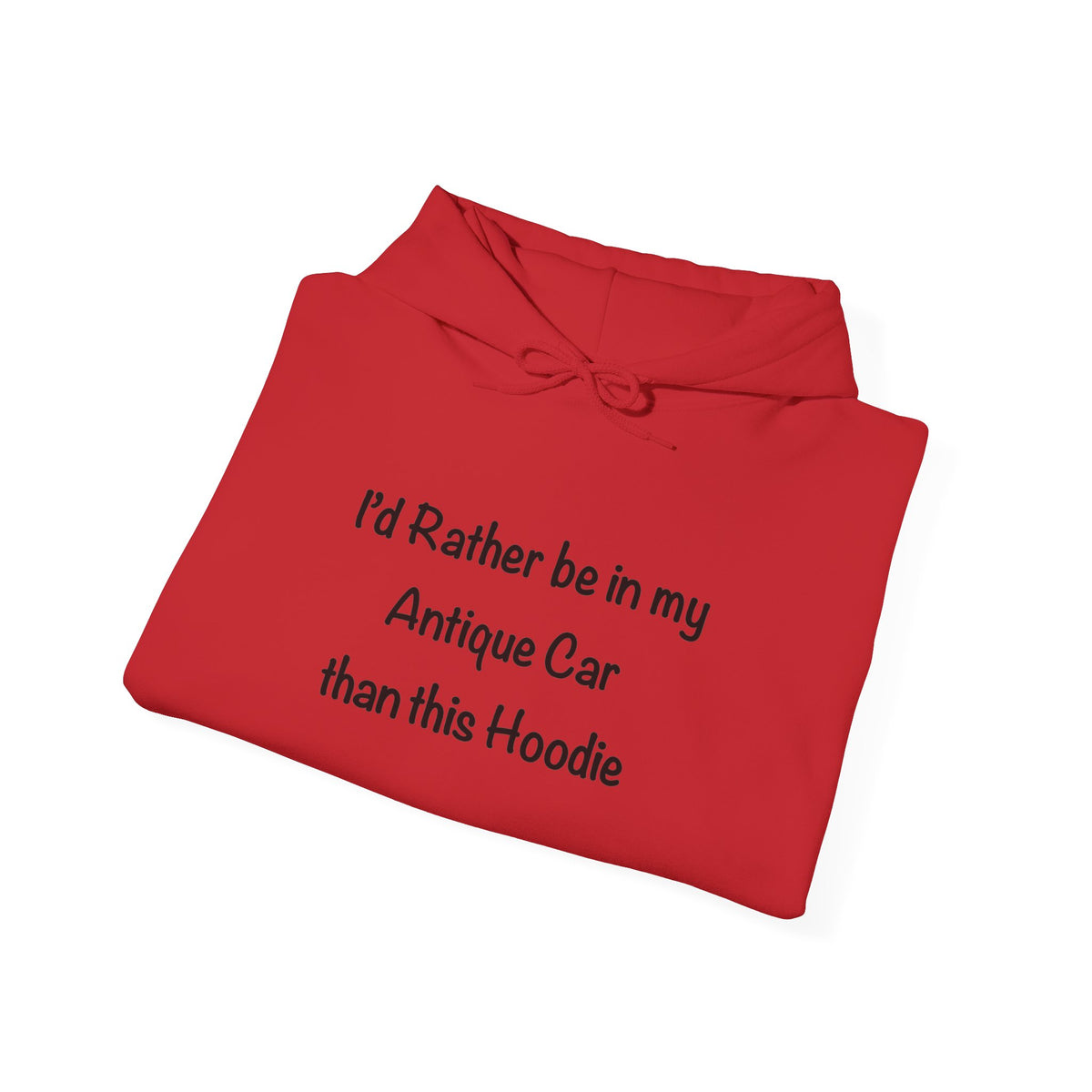 Arrowhead Chapter AACA Club Hoodie — "I'd Rather Be in My Antique Car" plus Sleeve and Back Images