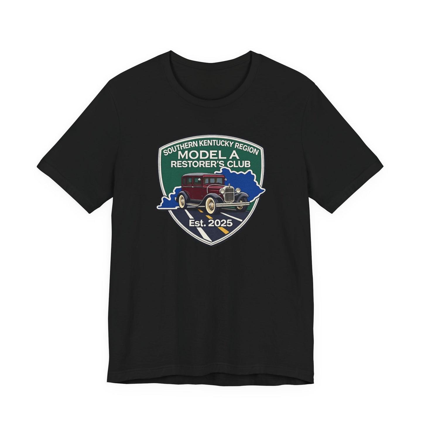 Southern Kentucky Region Model A Restorer's Club T-Shirt — Southern Kentucky Region Est. 2025