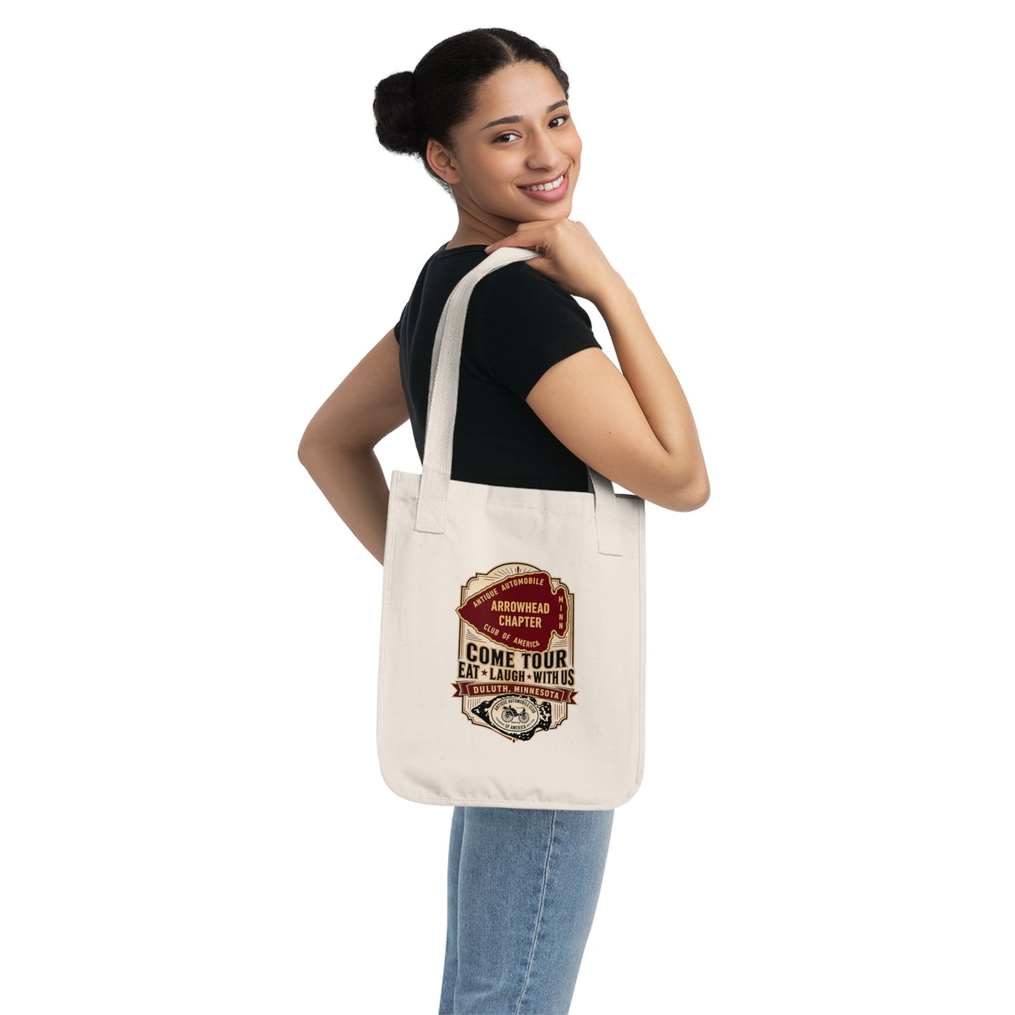 Arrowhead Chapter Antique Automobile Tote Bag — Graphic and Logos Canvas Tote