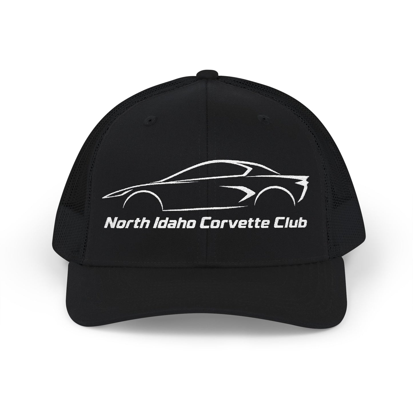 North Idaho Corvette Club Embroidered Snapback Trucker Cap - Richardson · 112