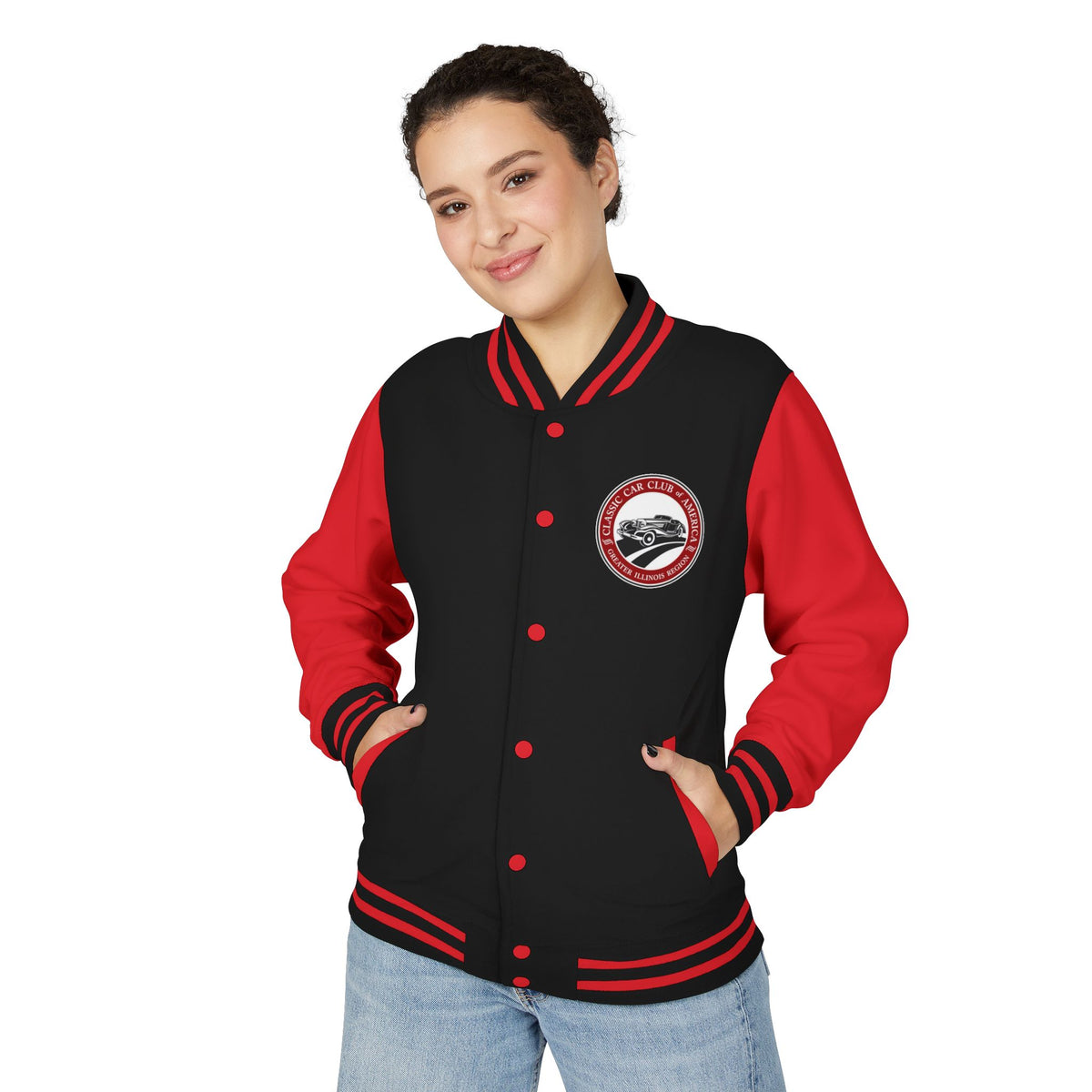 Classic Car Club of America Greater Illinois Region Letterman Jacket - Front and Back Logos