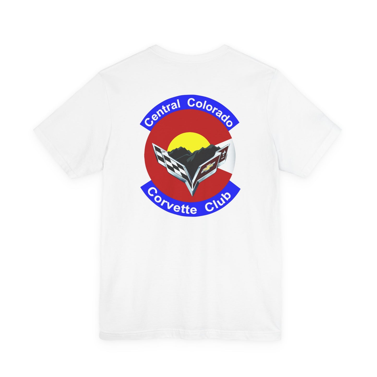 Central Colorado Corvette Club T‑Shirt — Front and Back Logos