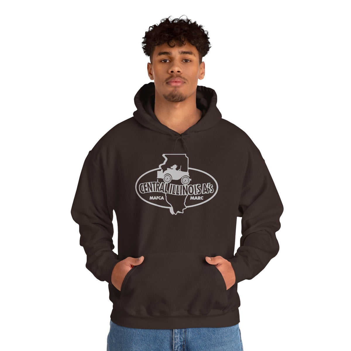Central Illinois A's Hoodie — Unisex Heavy Blend™ Hooded Sweatshirt