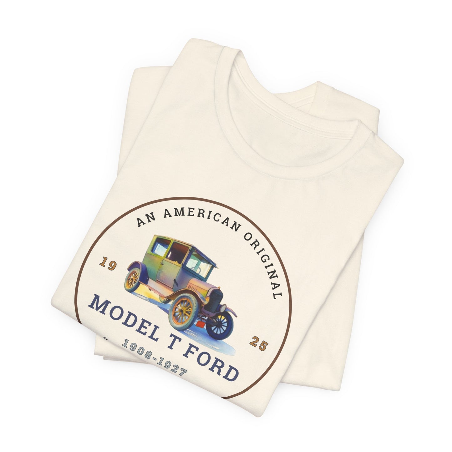 1925 Model T Ford Tudor Tee — Classic Antique Car Graphic Shirt