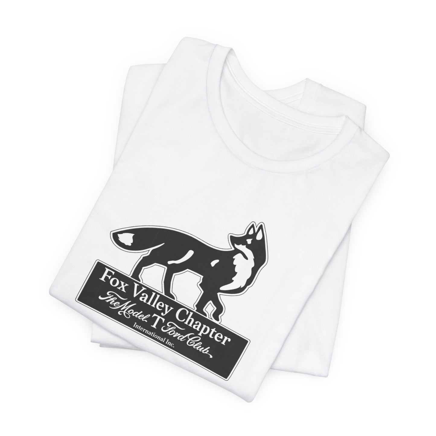 Fox Valley Chapter Model T Ford Club Tee — Vintage Fox Logo Short Sleeve T-Shirt