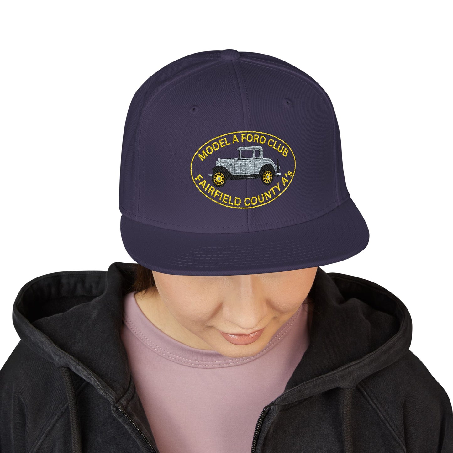 Fairfield County A's — Embroidered Vintage Car Club Patch
