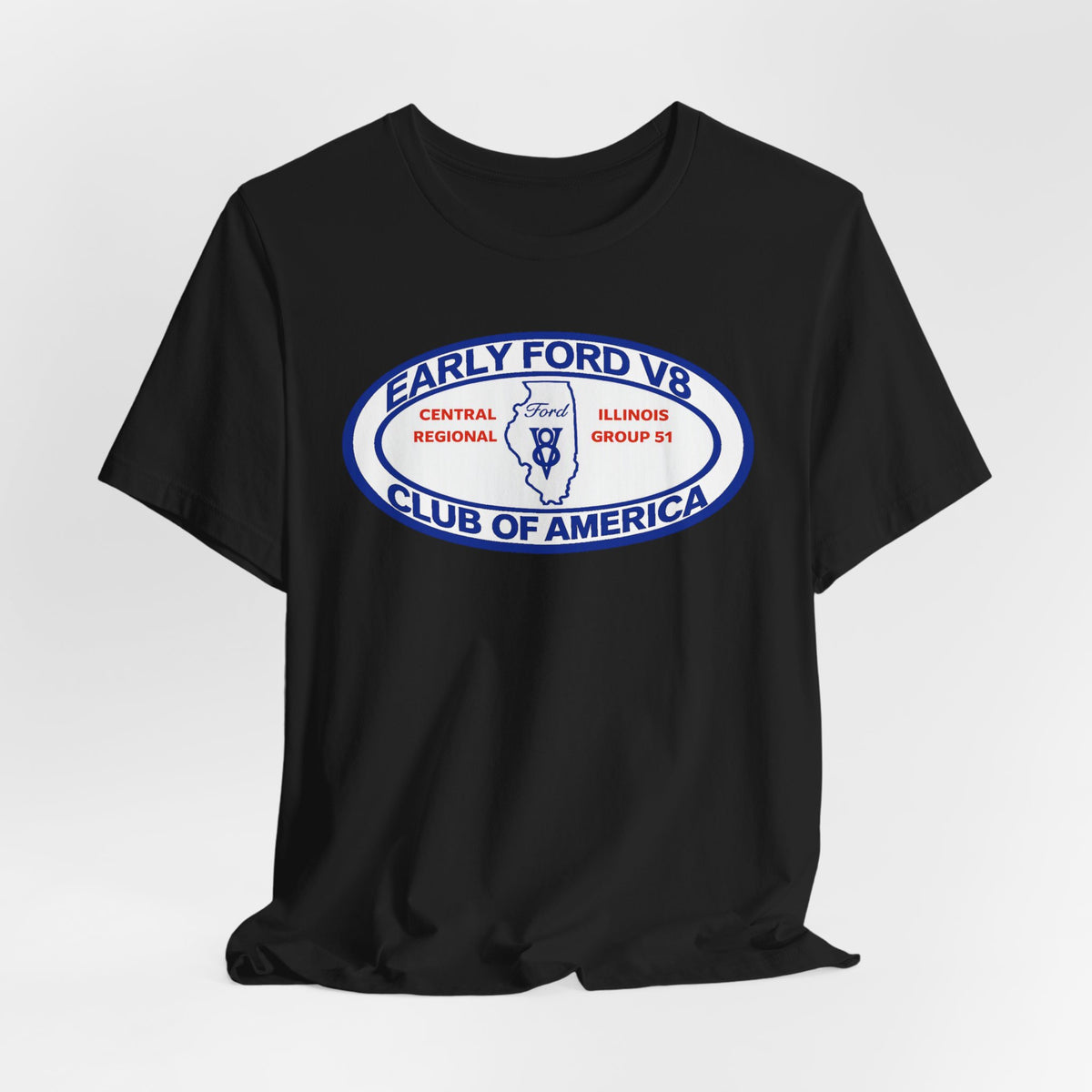 Central Illinois Early Ford V8 T‑Shirt — Unisex Soft Short Sleeve Tee