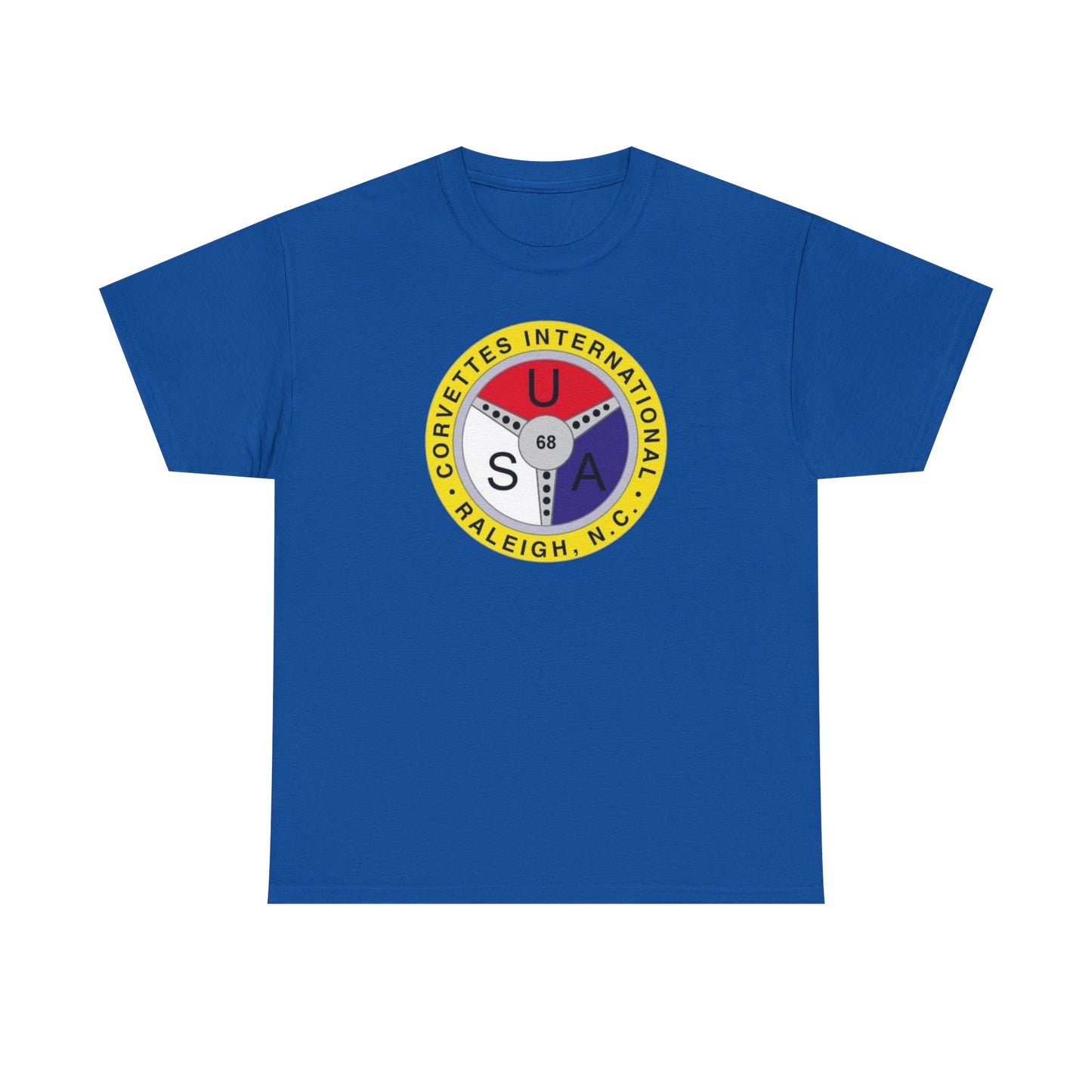 Corvettes International Raleigh NC Logo T-Shirt - Unisex Heavy Cotton Tee