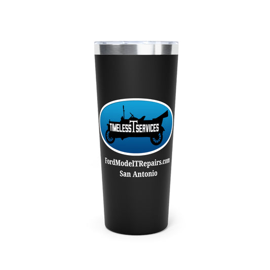 Timeless T Services Insulated Tumbler - Timeless Services 22oz Coffee Mug for Hot & Cold Drinks