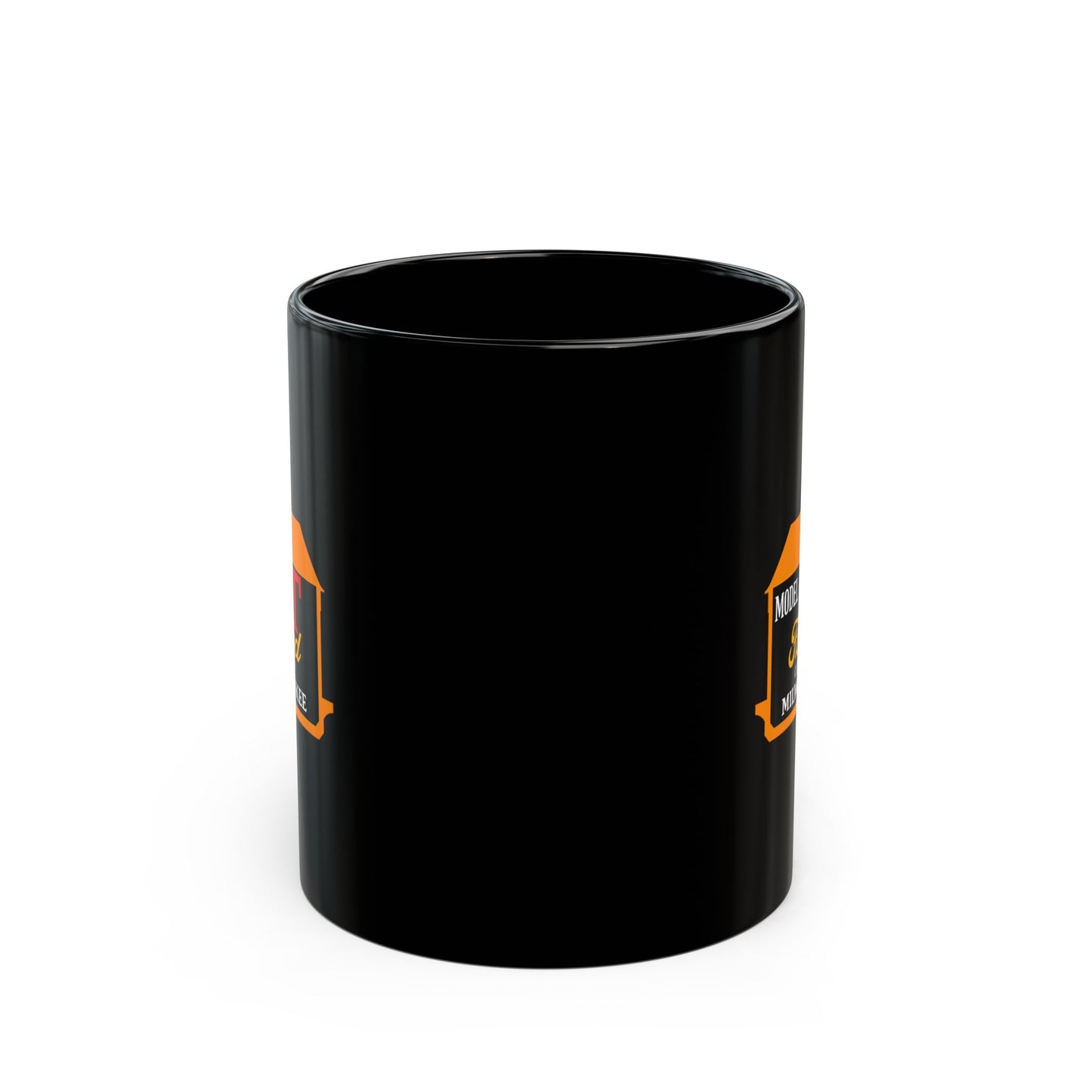 Greater Milwaukee Model T Ford Club Black Ceramic Mug – Vintage Car Club Logo (11oz, 15oz)
