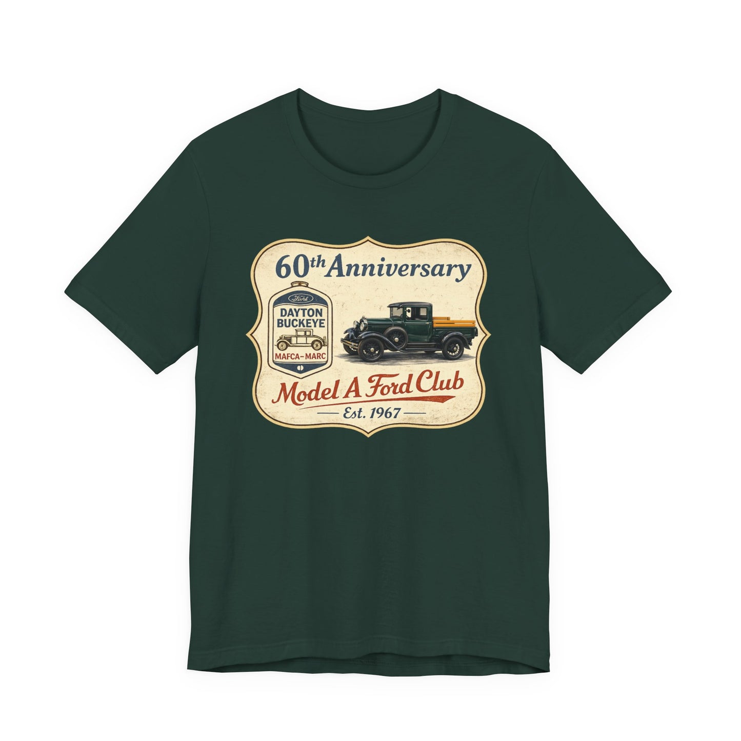 Dayton Buckeye Model A Ford Club 60th Anniversary Tee — Pickup (KS)