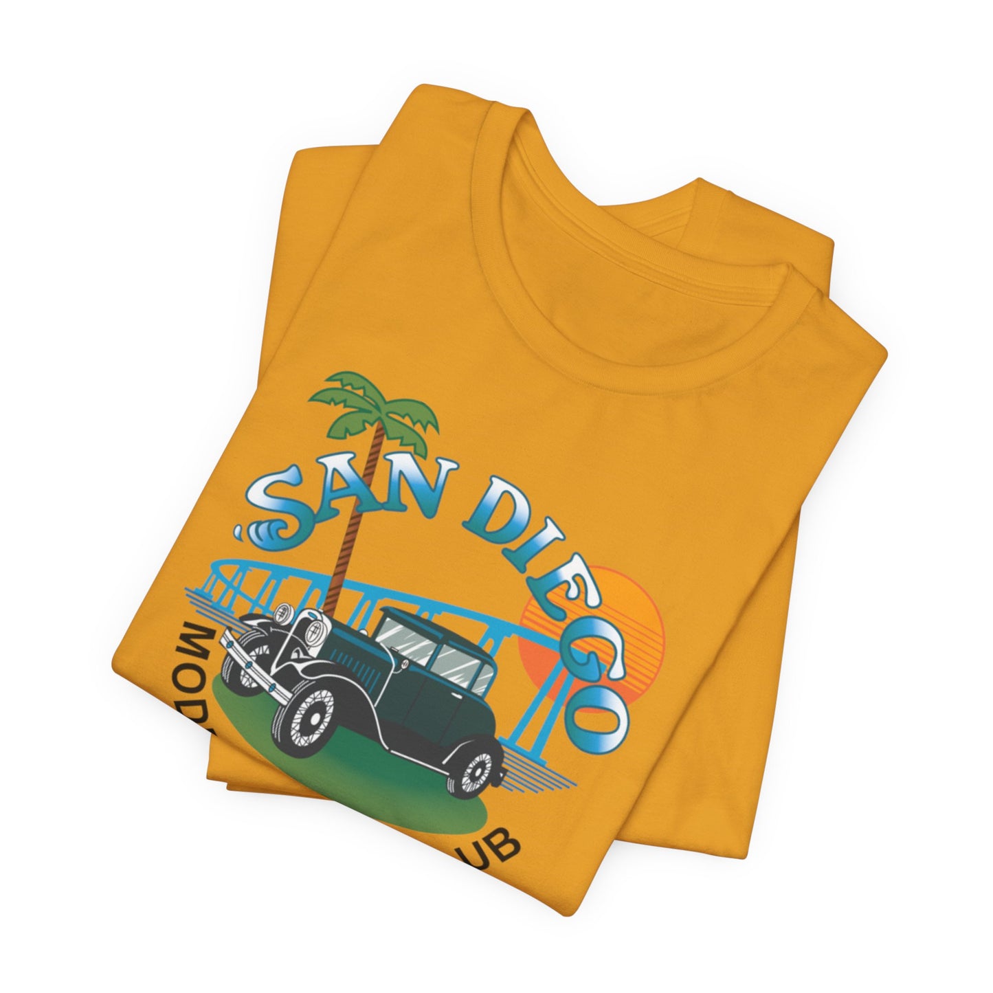 San Diego Model A Ford Club Tee — Large Front Logo