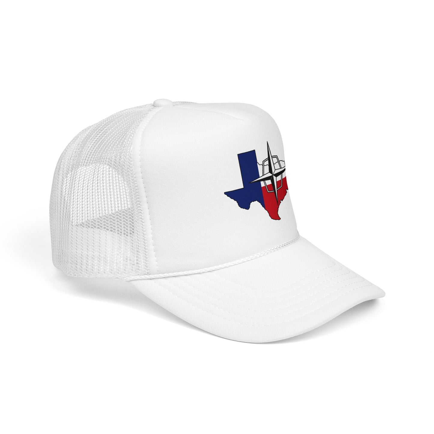 Lincoln & Continental Owners Club - Texas Gulf Coast Region Trucker Hat  — Red White Blue Foam Cap