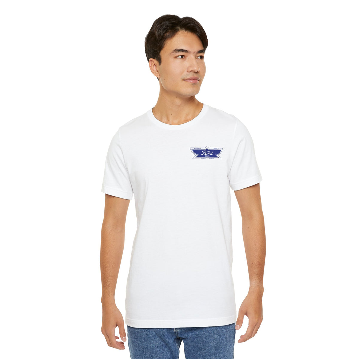 Foothills Model T Club Unisex Soft Tee — Small Front Logo