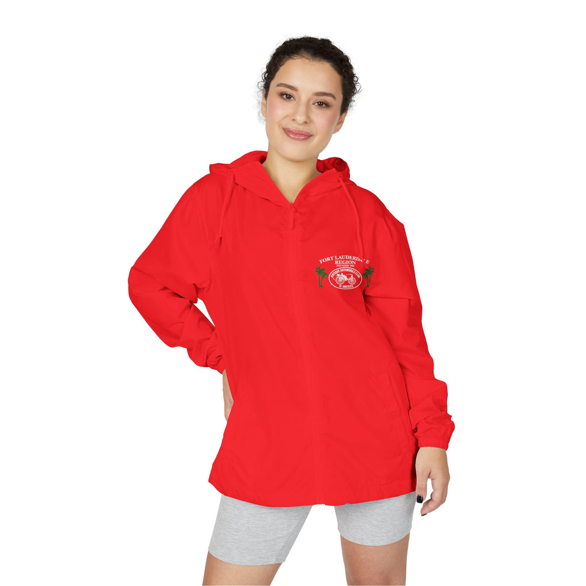 Fort Lauderdale Region AACA Windbreaker Jacket - Front and Back Logos