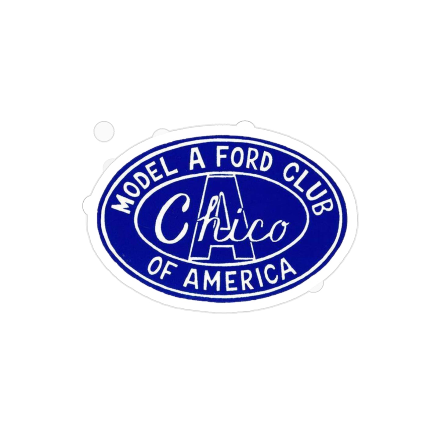 Chico A's Transparent Outdoor Stickers, Die-Cut, 1pc