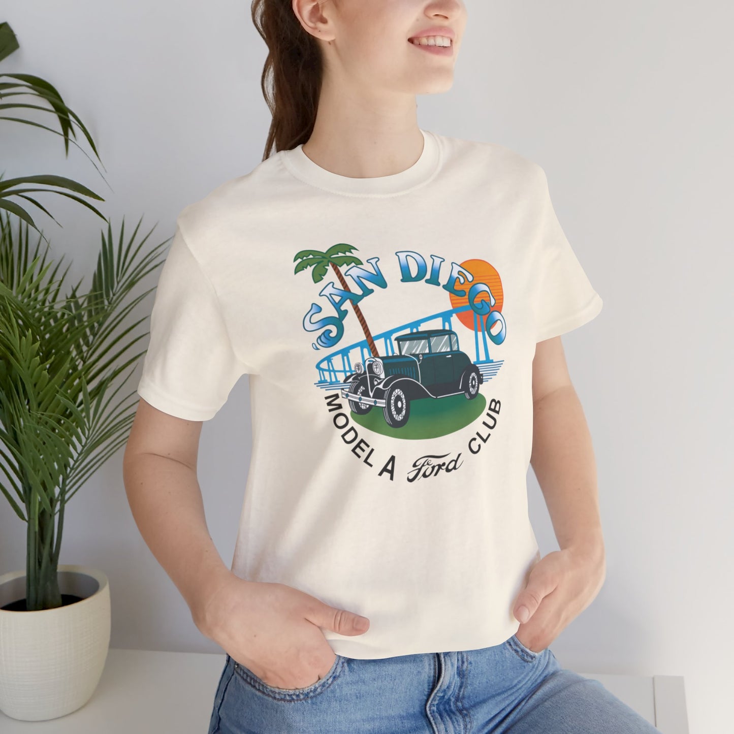 San Diego Model A Ford Club Vintage Car Tee