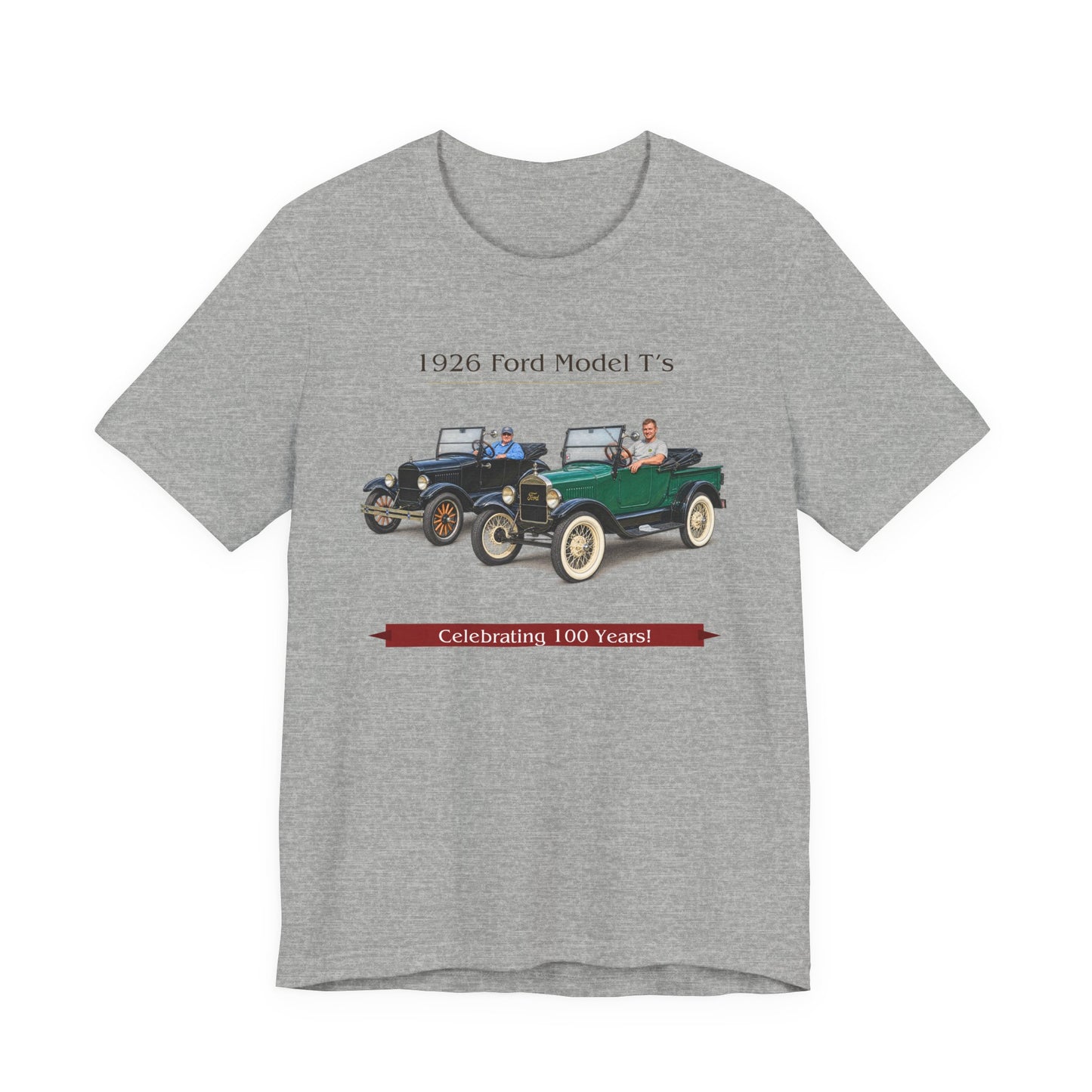 1926 Ford Model T's Tee — Celebrating 100 Years Vintage Car T-Shirt (JoeS)