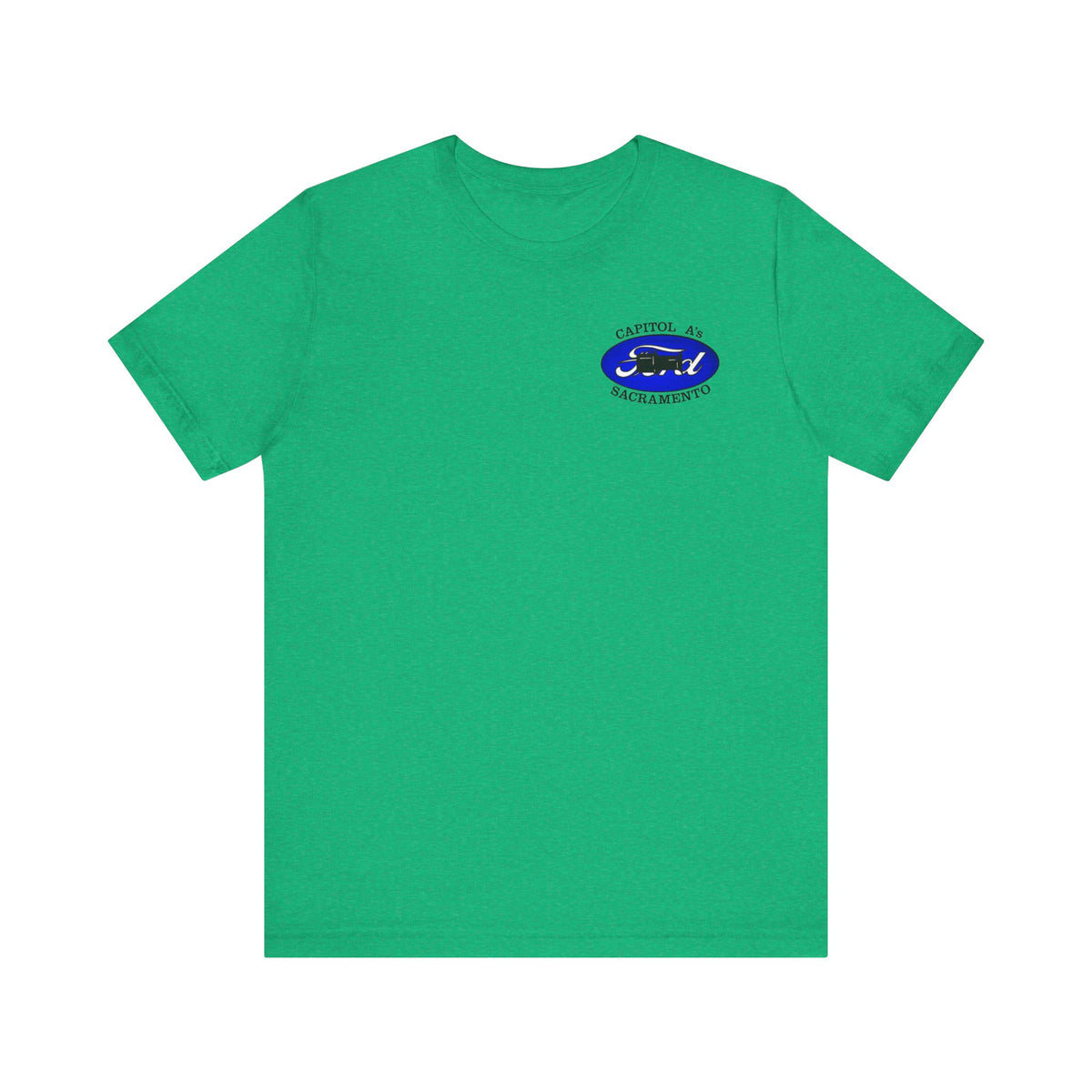 Capitol A's (single small logo) Unisex Soft Short Sleeve Tee