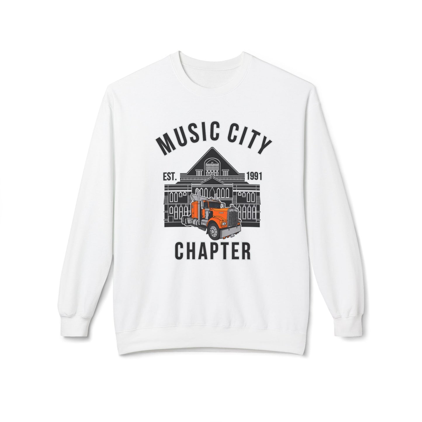 Music City Chapter ATHS — Unisex Midweight Softstyle Fleece Crewneck Sweatshirt
