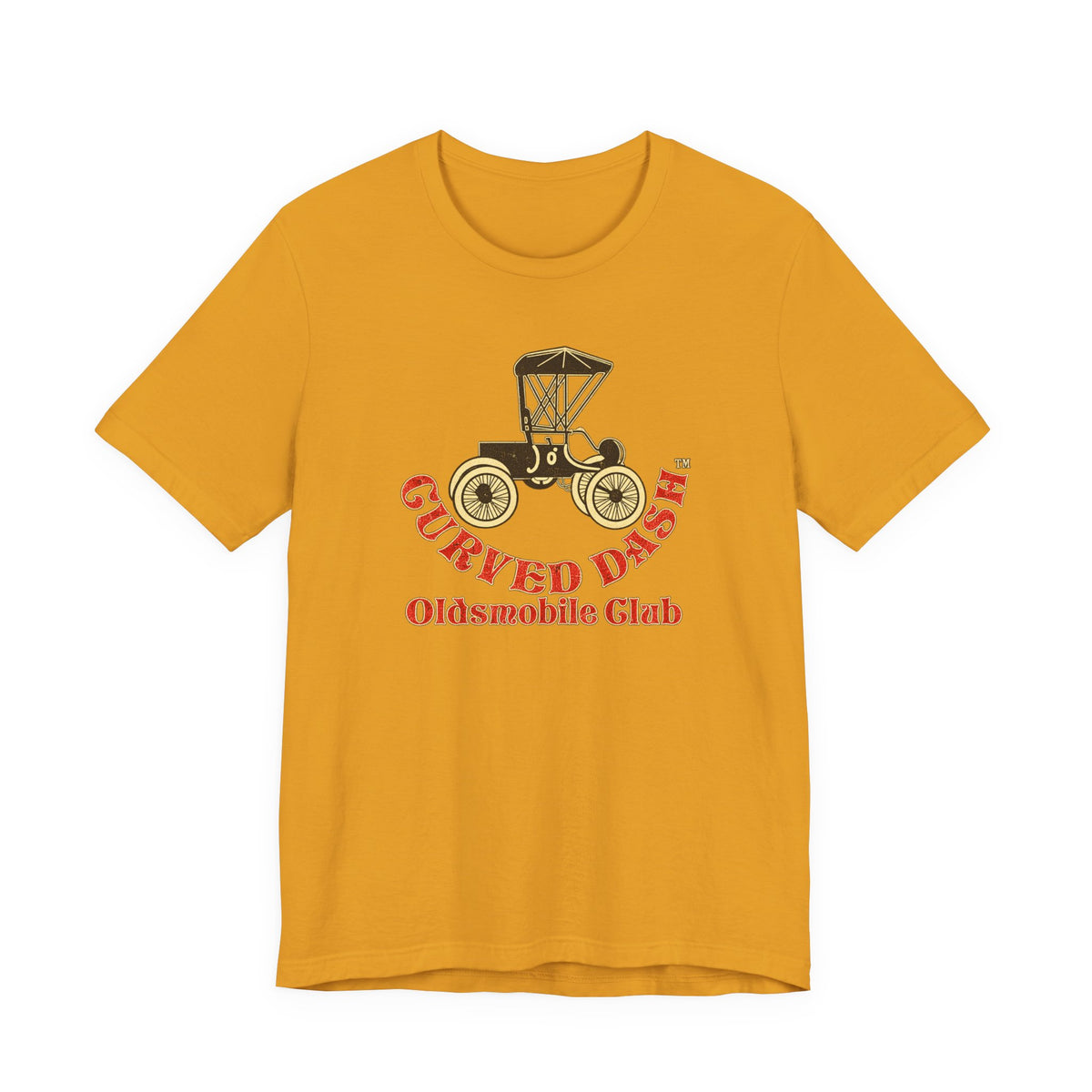 Curved Dash Oldsmobile Club T‑Shirt — Unisex Soft Short Sleeve Tee