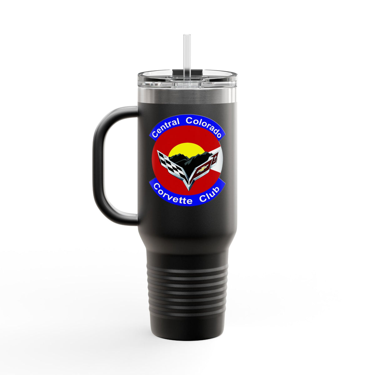 Central Colorado Corvette Club - Logo 40oz Insulated Travel Mug