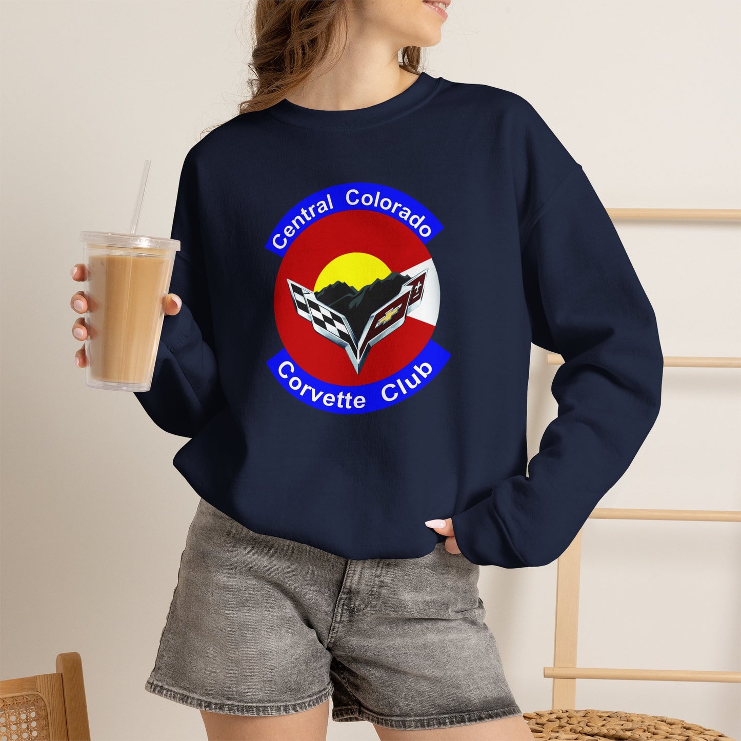 Central Colorado Corvette Club Crewneck Sweatshirt