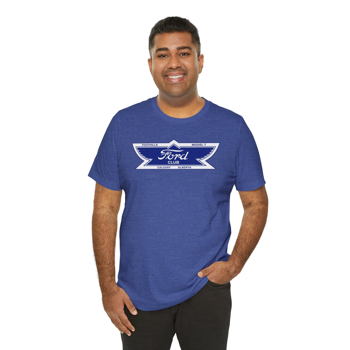 Foothills Model T Club Unisex Soft Tee -  Large Chest Logo