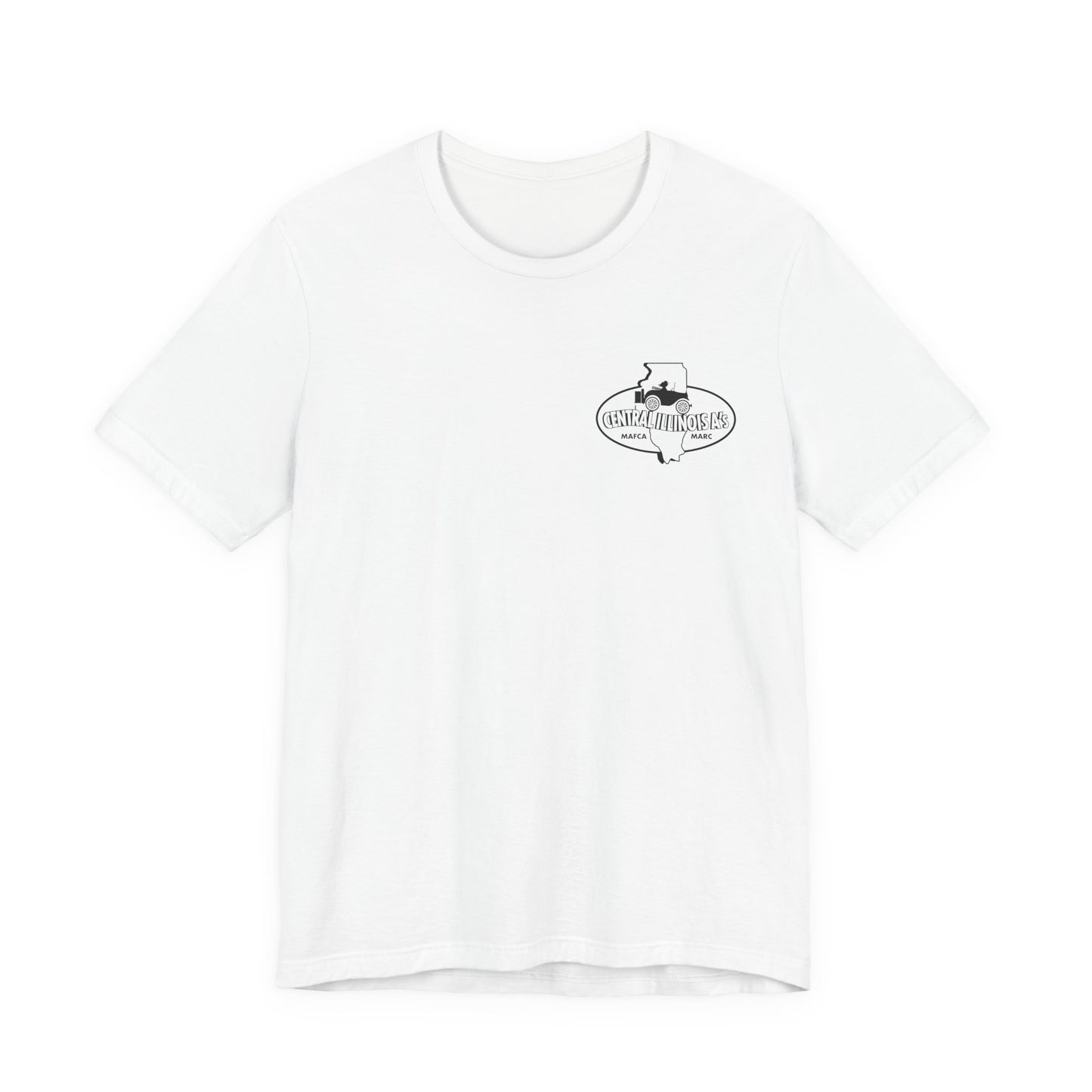 Central Illinois A's Small Logo T-Shirt — Unisex Jersey Short Sleeve Tee