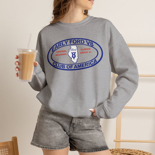 Central Illinois Early Ford V8 Unisex Heavy Blend™ Crewneck Sweatshirt