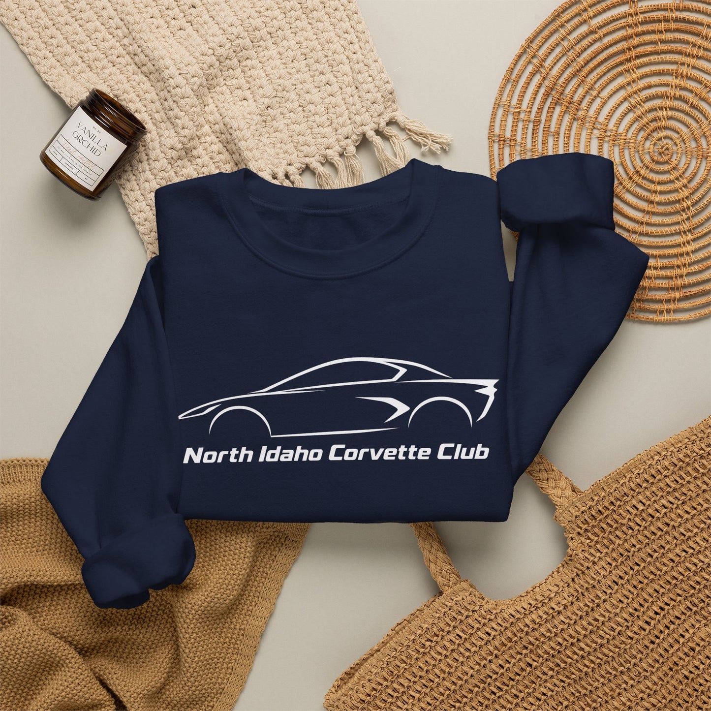 North Idaho Corvette Club Unisex Heavy Blend™ Crewneck Sweatshirt