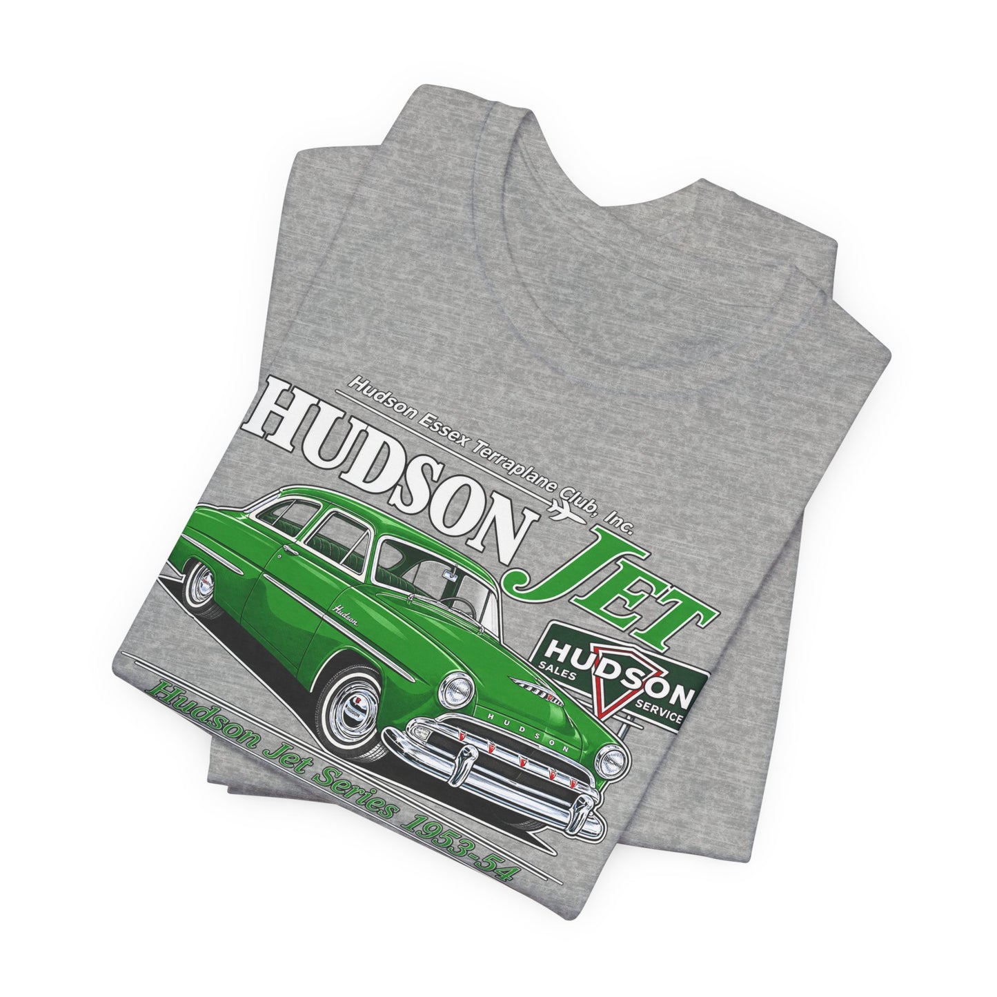 Hudson Essex Terraplane Club — Hudson Jet Classic Car T-Shirt  Vintage 1953–54