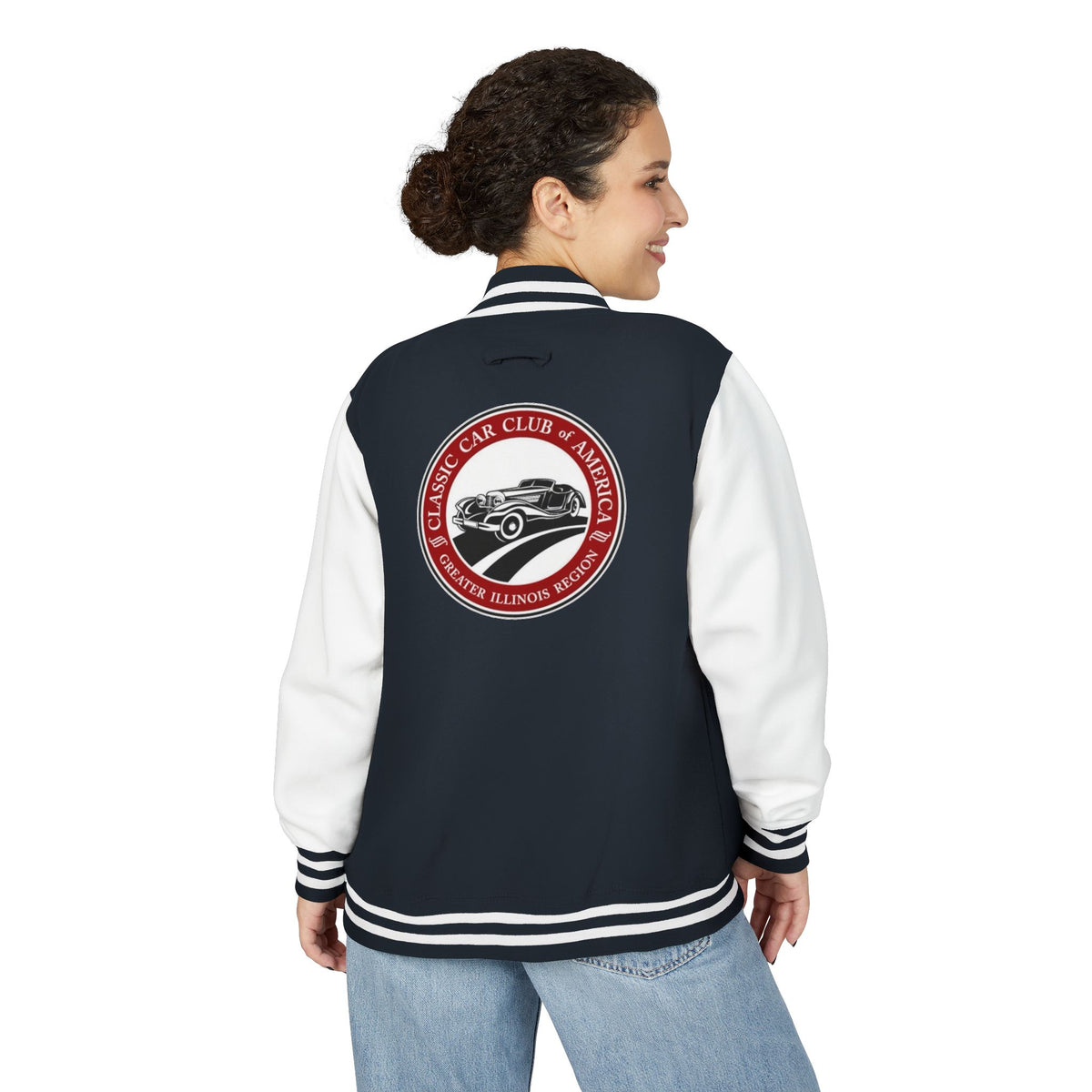 Classic Car Club of America Greater Illinois Region Letterman Jacket - Front and Back Logos