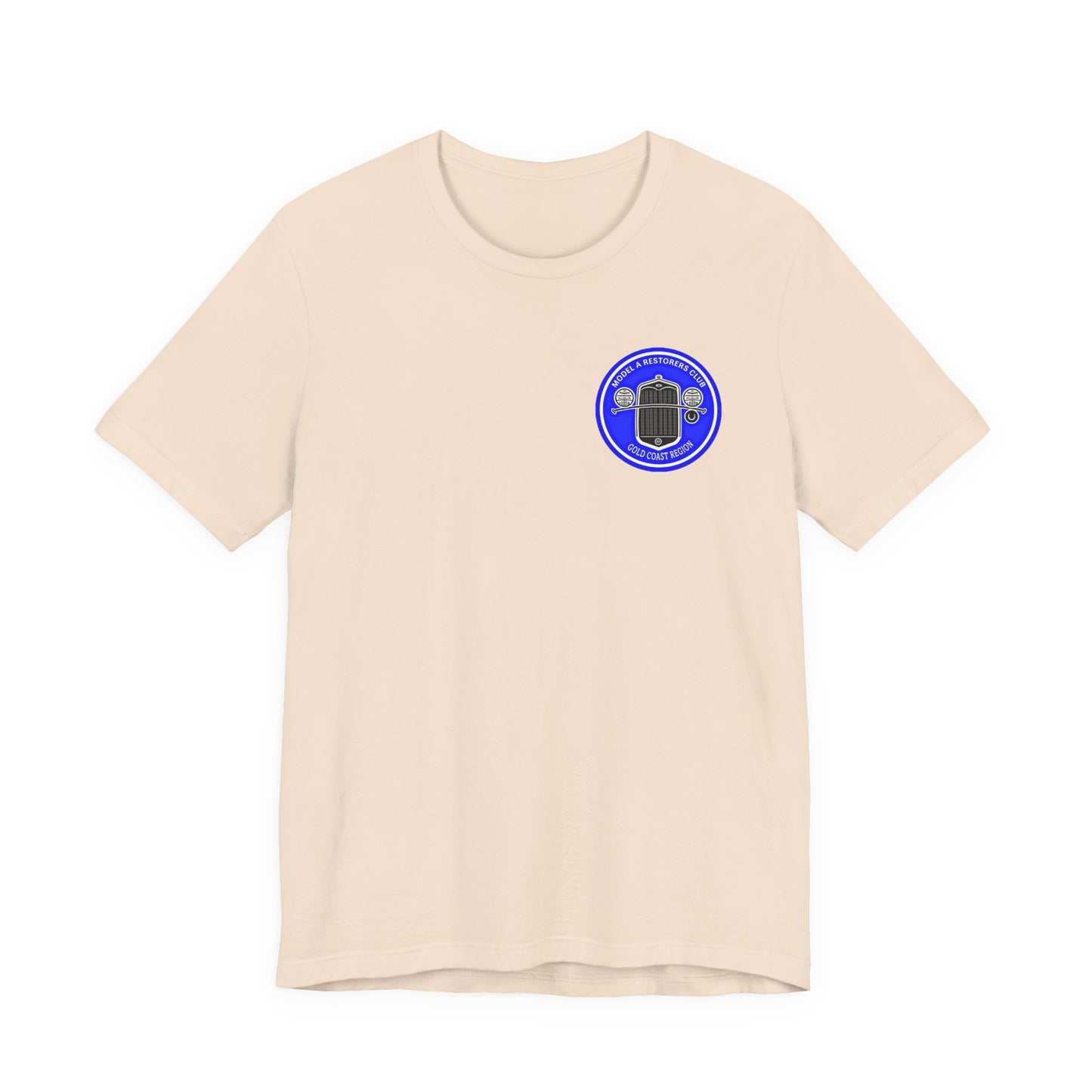 Gold Coast Region Model A Restorers Club T-Shirt (small logo)