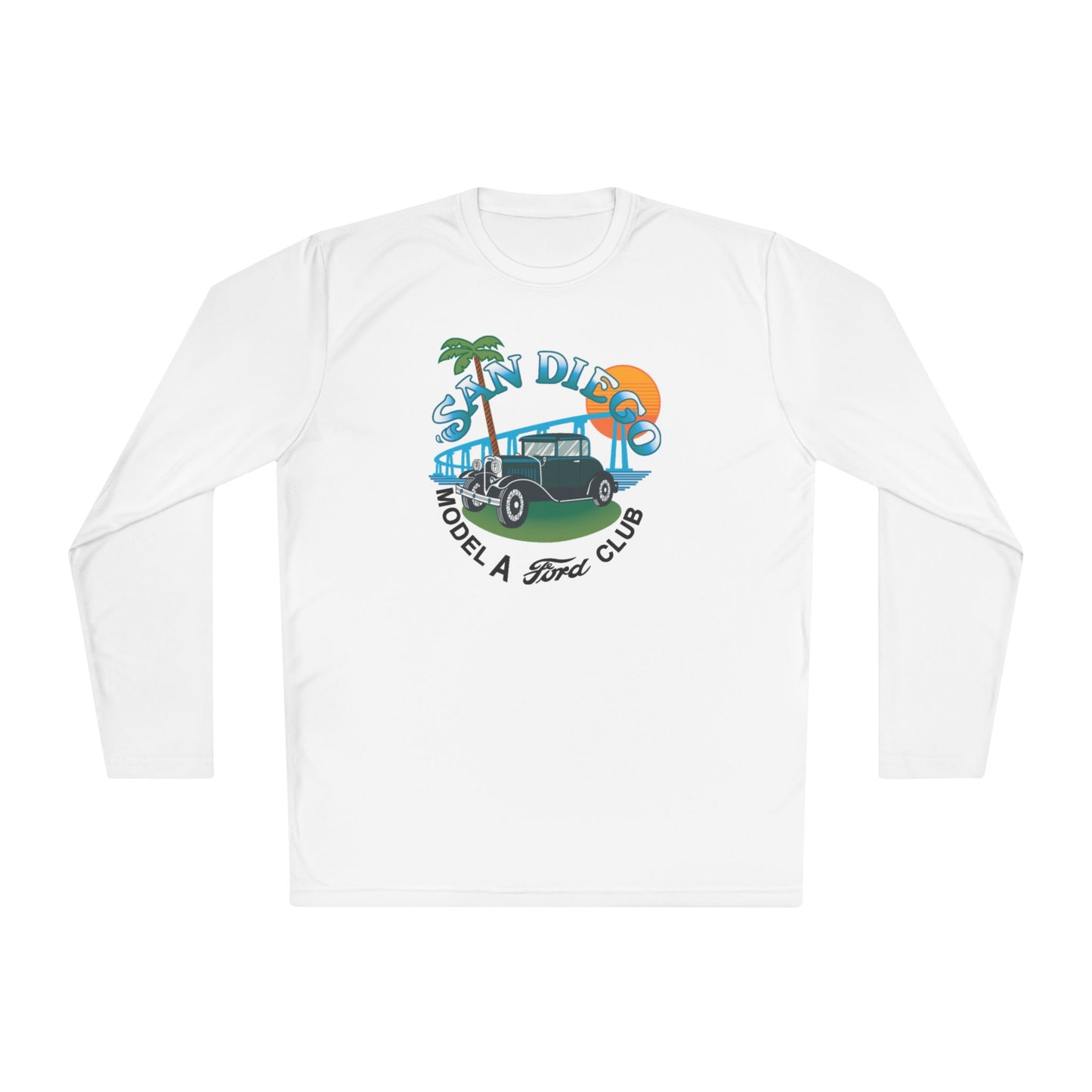 San Diego Model A Ford Club — Unisex Lightweight Long Sleeve Tee
