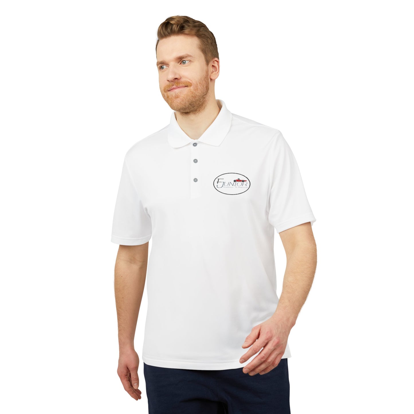 F Junior Historic N. America Performance Polo Shirt — Logo Embroidered