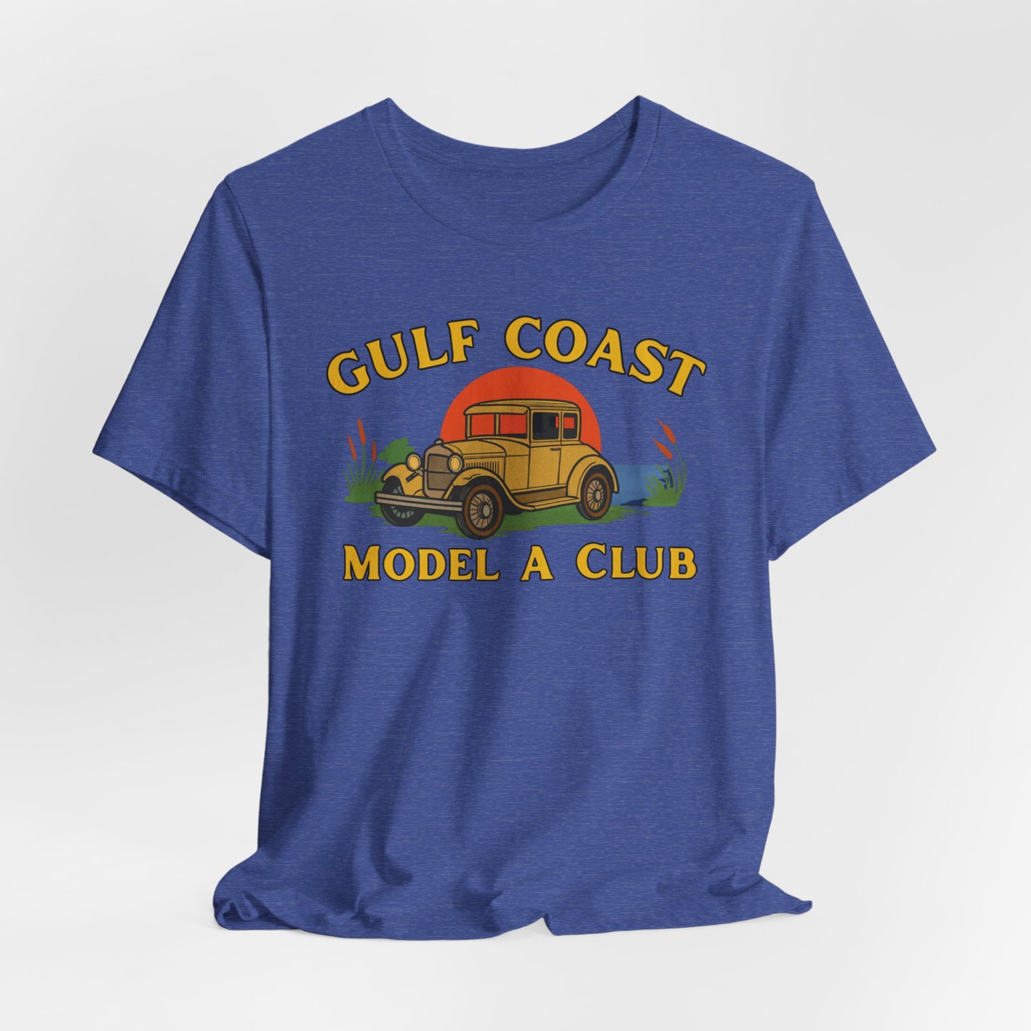 Gulf Coast Model A Club Tee — Vintage Car Graphic T-Shirt