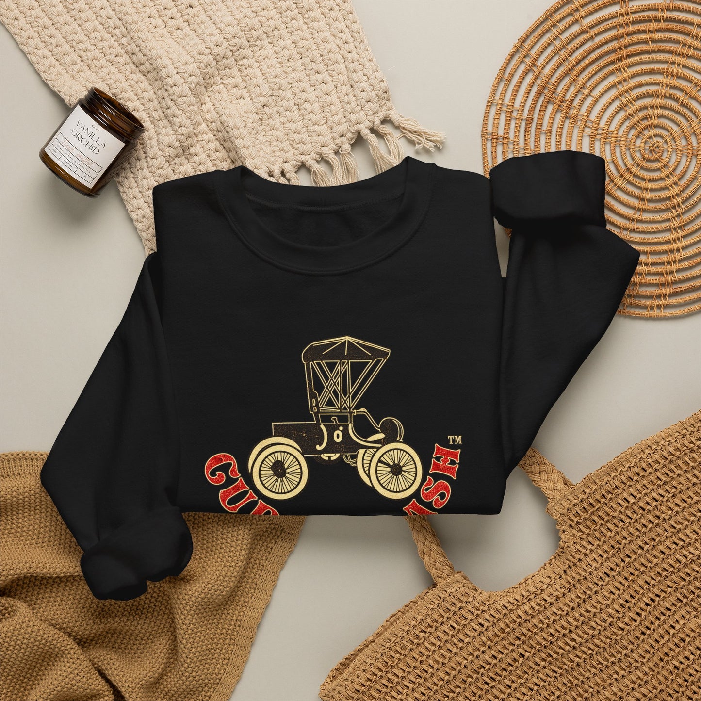 Curved Dash Oldsmobile Club Crewneck Sweatshirt