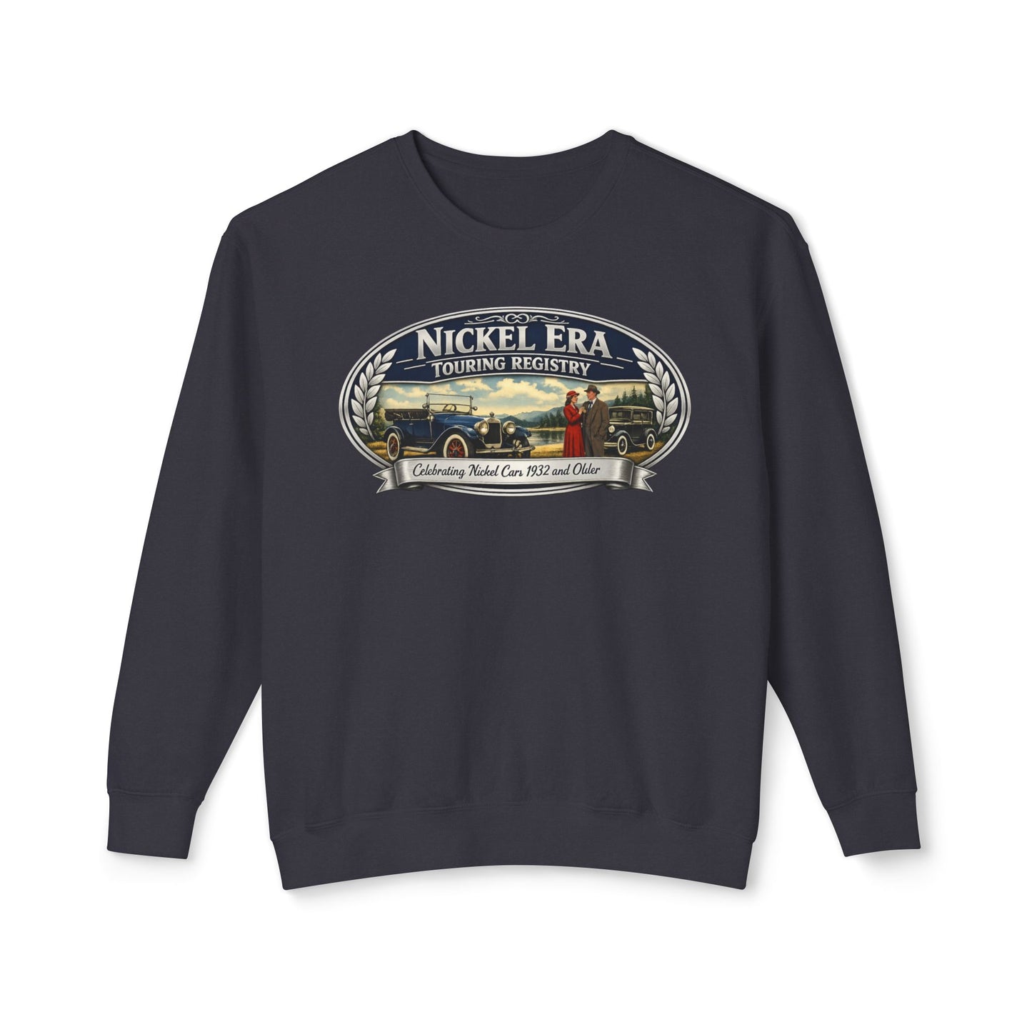 Nickel Era Touring Registry Retro Crewneck Lightweight Sweatshirt