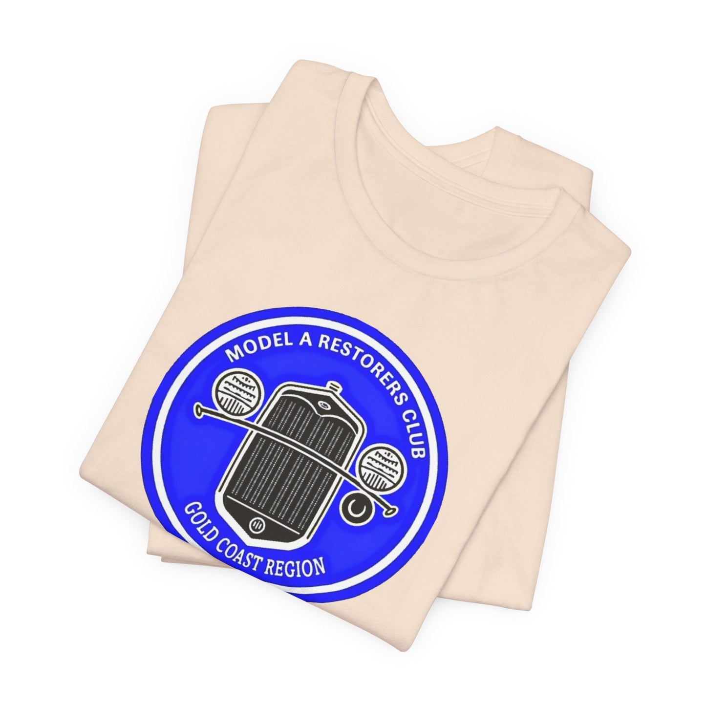 Model A Restorers Club Gold Coast Region T‑Shirt (large logo)