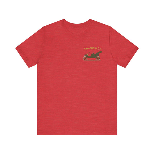 Suncoast T's (small logo) - Unisex Jersey Short Sleeve Tee