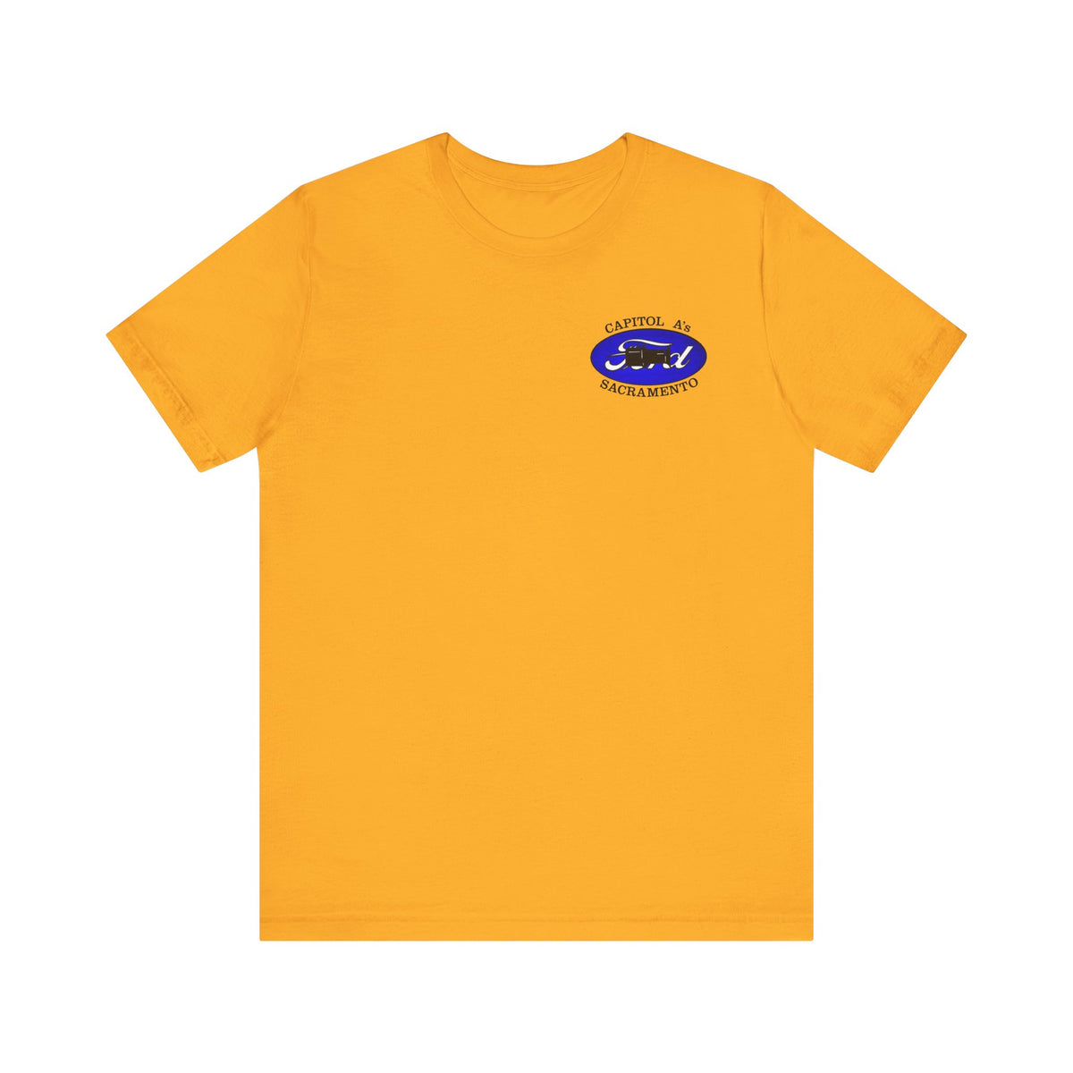 Capitol A's (single small logo) Unisex Soft Short Sleeve Tee
