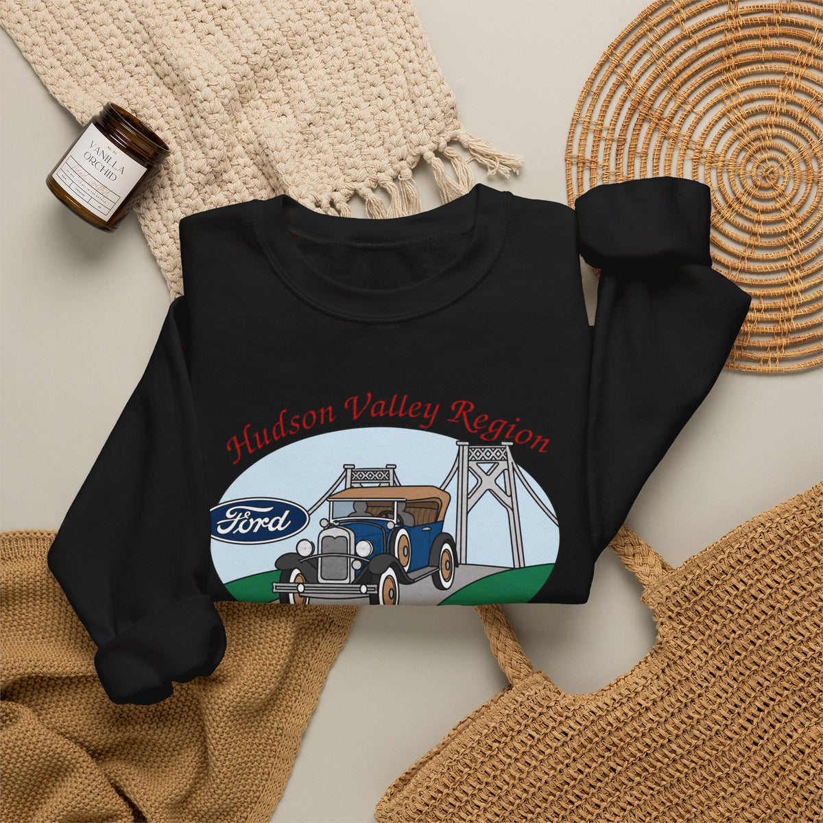 Hudson Valley Region Model A Restorers Club Unisex Heavy Blend™ Crewneck Sweatshirt