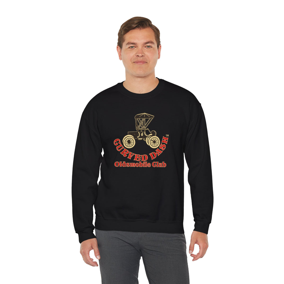 Curved Dash Oldsmobile Club Crewneck Sweatshirt