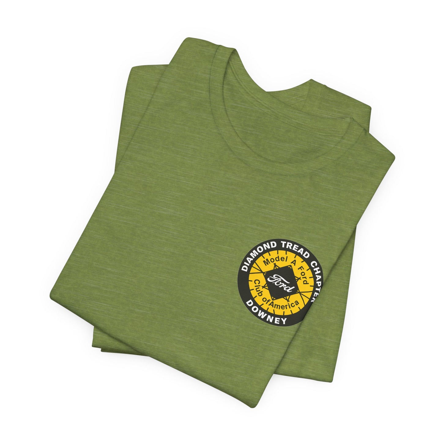 Diamond Tread Chapter Downey T‑Shirt - Small Front Logo Only