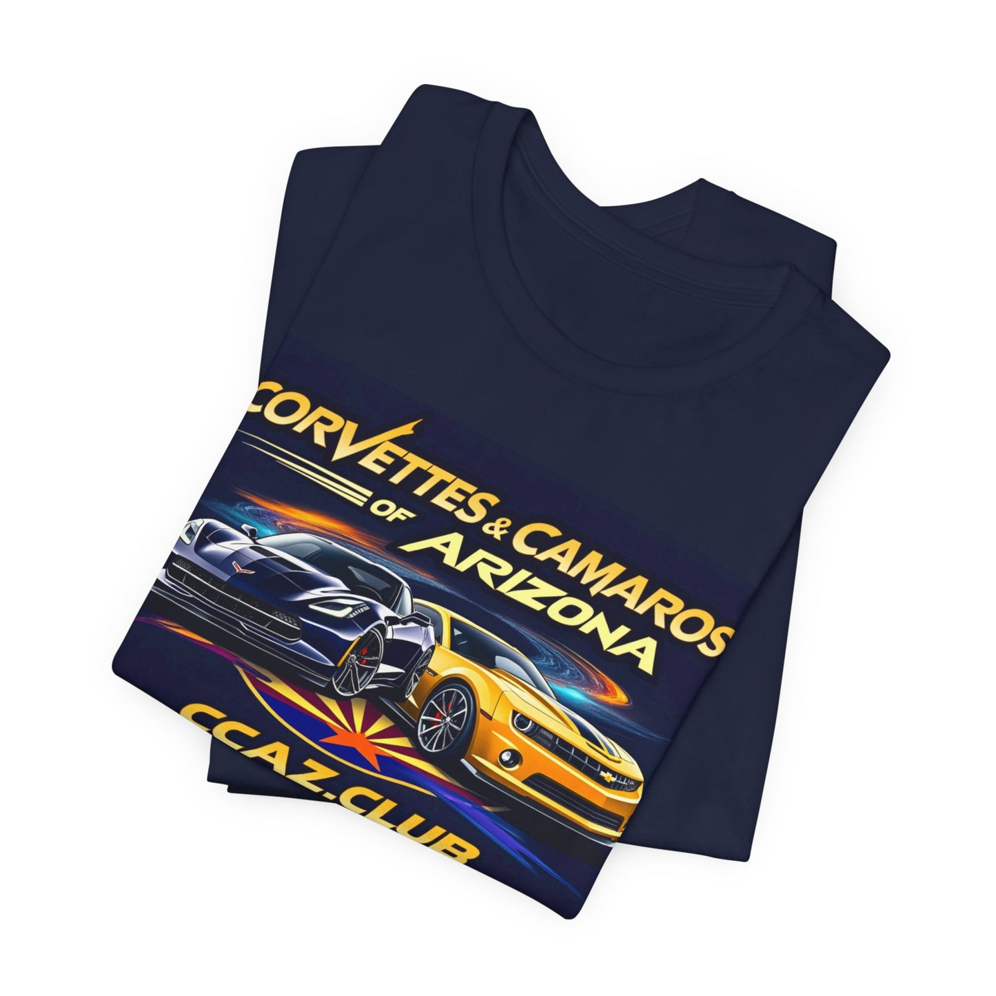 Corvettes & Camaros of Arizona Tee — CCAZ Club Car Show Shirt