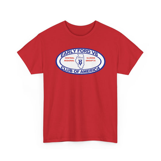 Early Ford V8 Club of America Unisex Heavy Cotton Tee