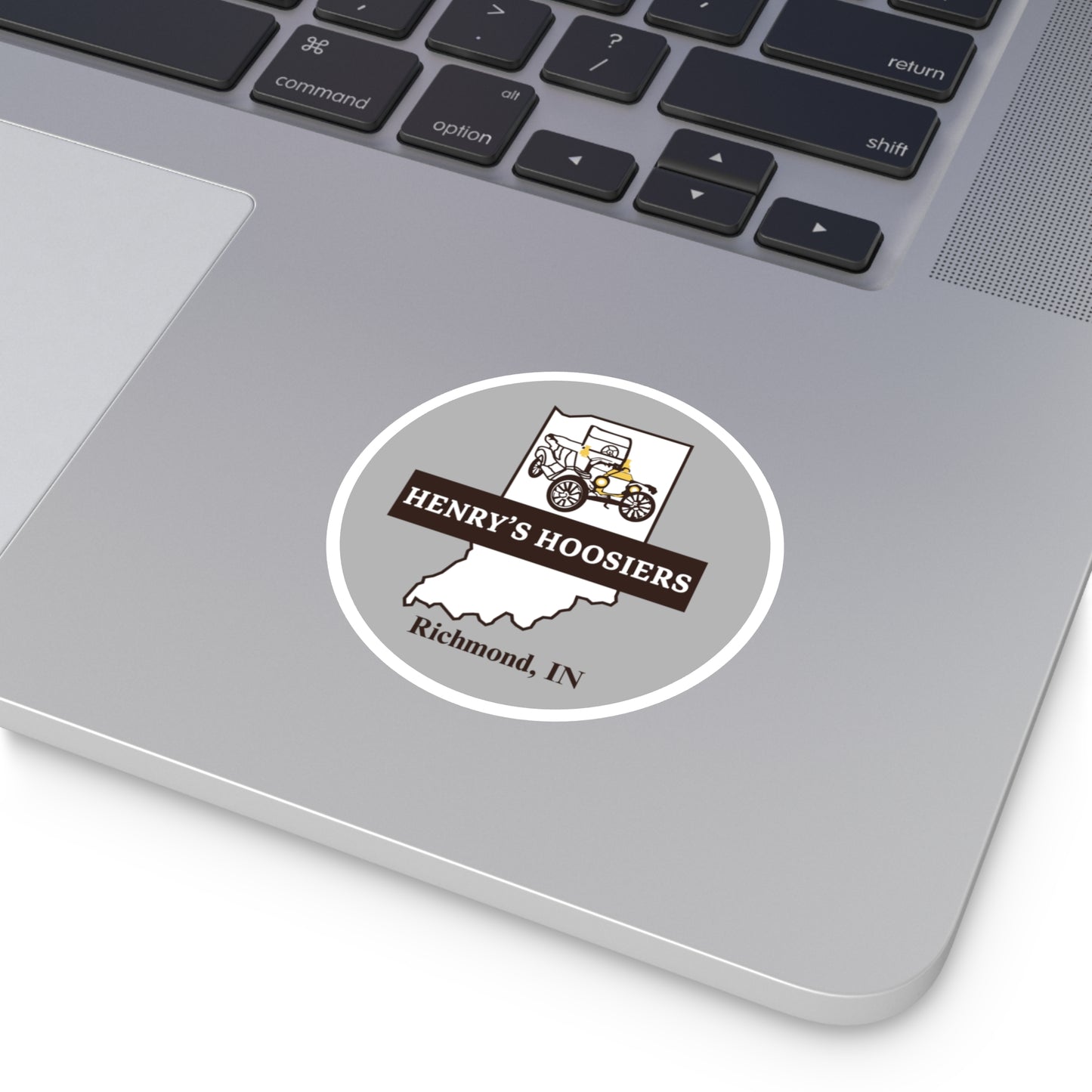 Henry's Hoosiers Round Stickers, Indoor\Outdoor